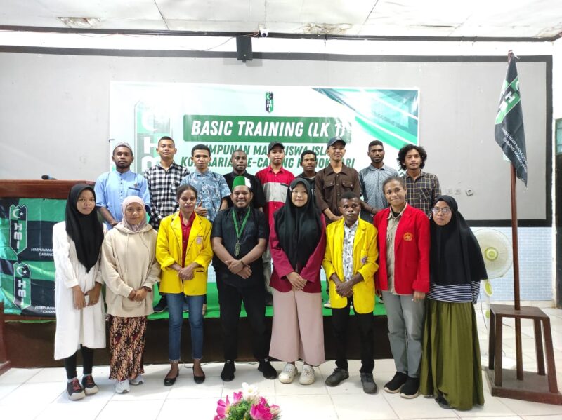 Pembukaan Basic Training (LK 1) Himpunan Mahasiswa Islam Komisariat Se-Cabang Manokwari.