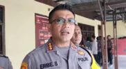Kapolresta Manokwari, Kombes Pol RB Simangunsong memberikan keterangan kepada wartawan di markas Polresta Manokwari, Senin (27/11/2023).