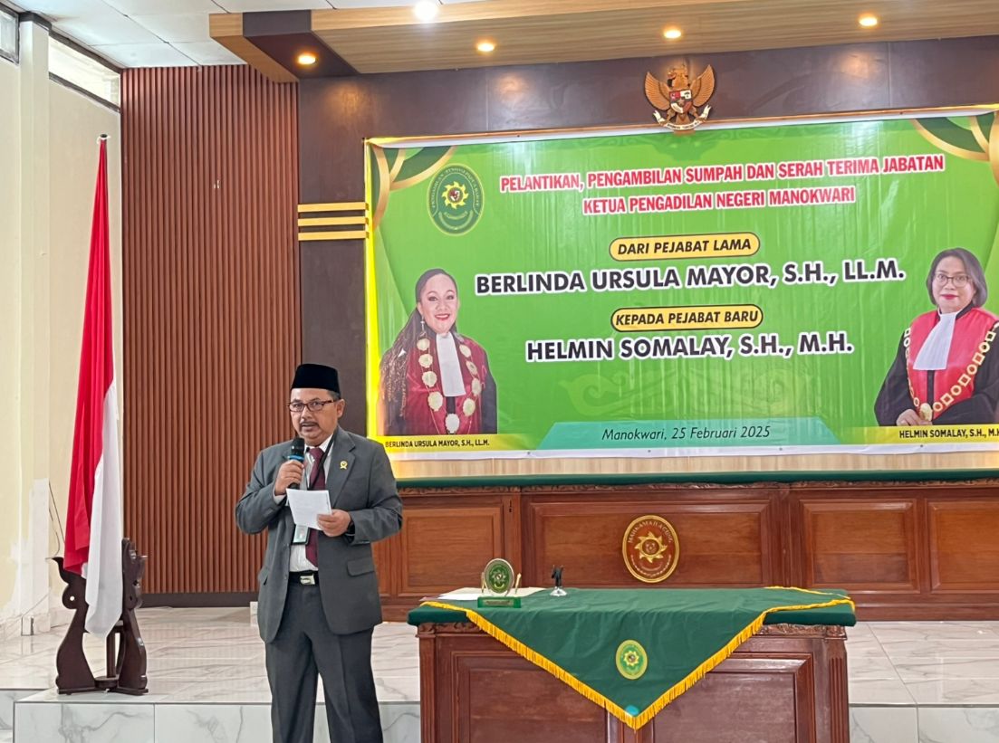 Ketua Pengadilan Tinggi Papua Barat, Dr. Budi Santoso