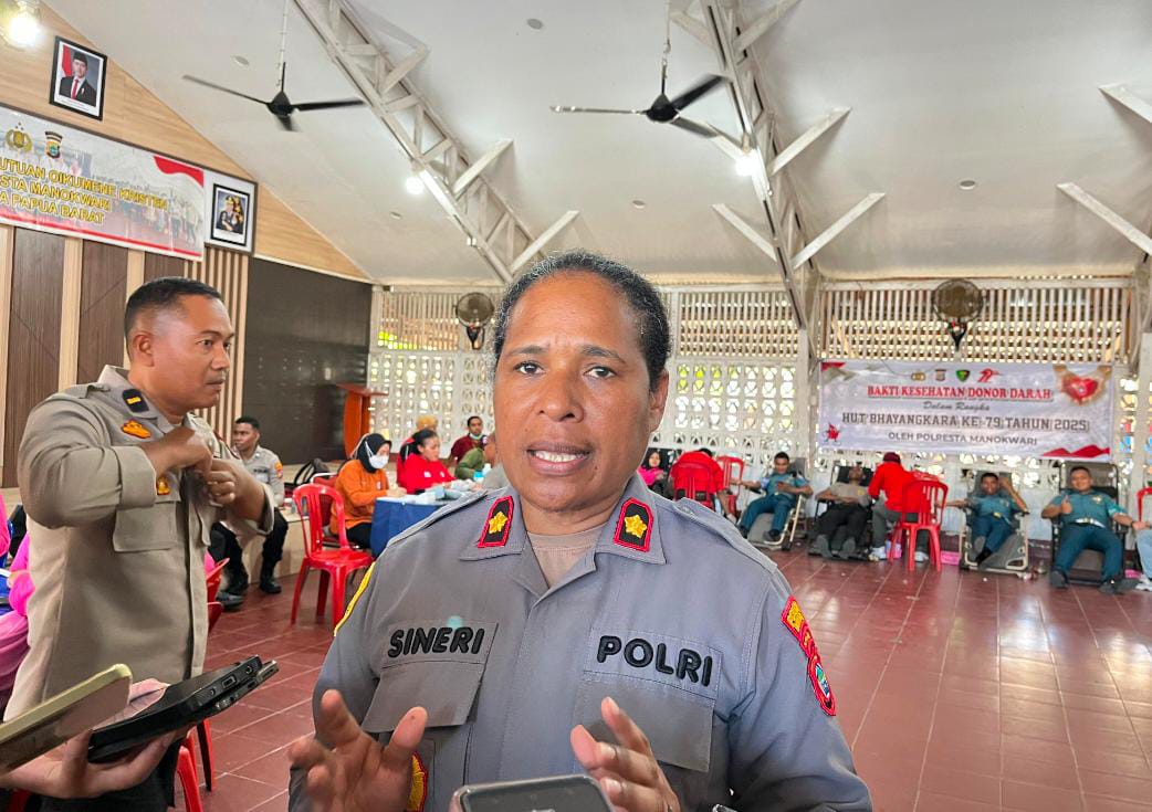Wakapolresta Manokwari, Kompol Agustina Sineri